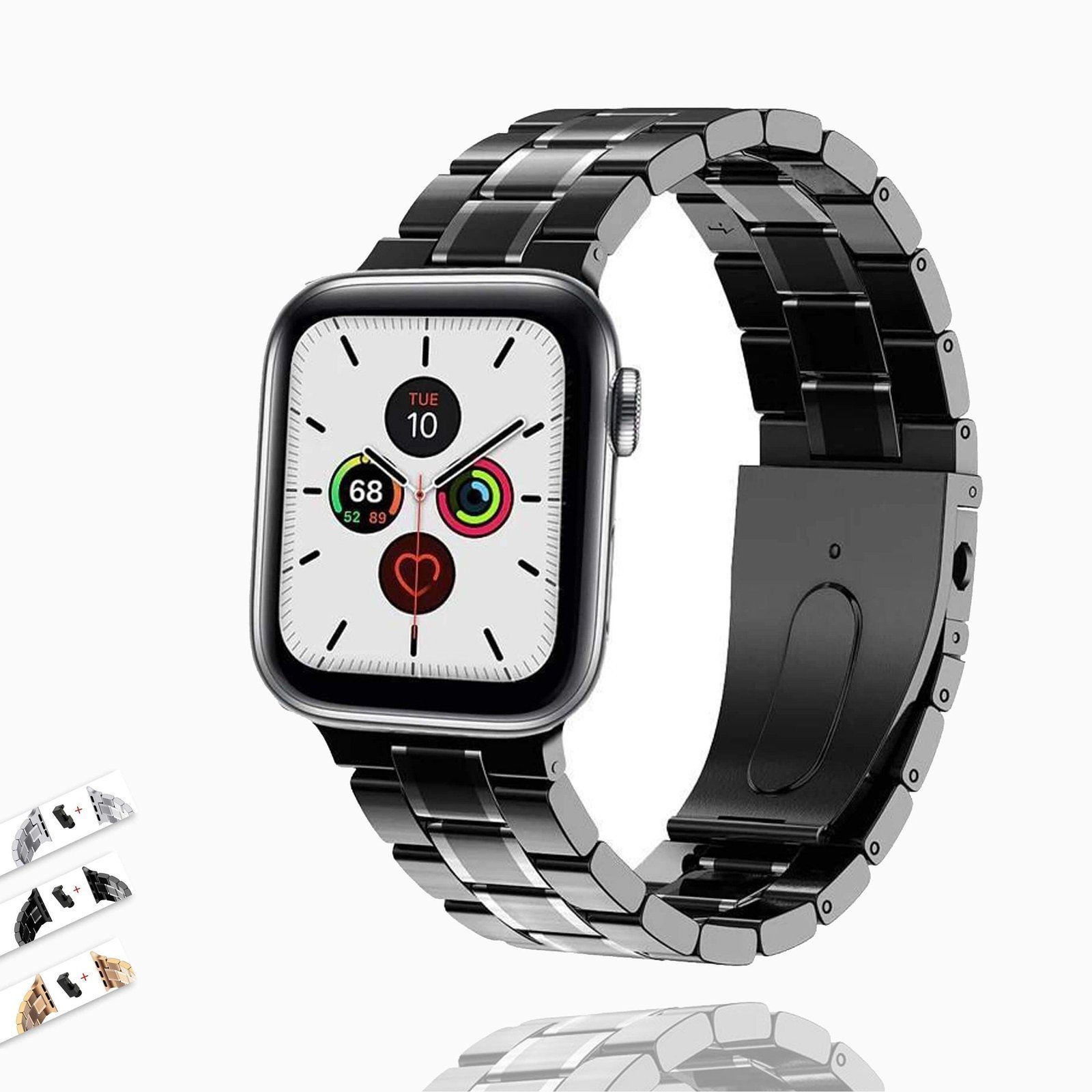 4697375932552.jpg Link Bracelet Stylish Stainless Steel Metal I Series 7 6 5 - Image 1